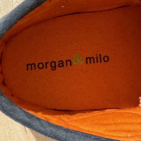 Morgan & Milo Thomas Shoe Gray Orange Size 4.5 - Picture 5 of 7